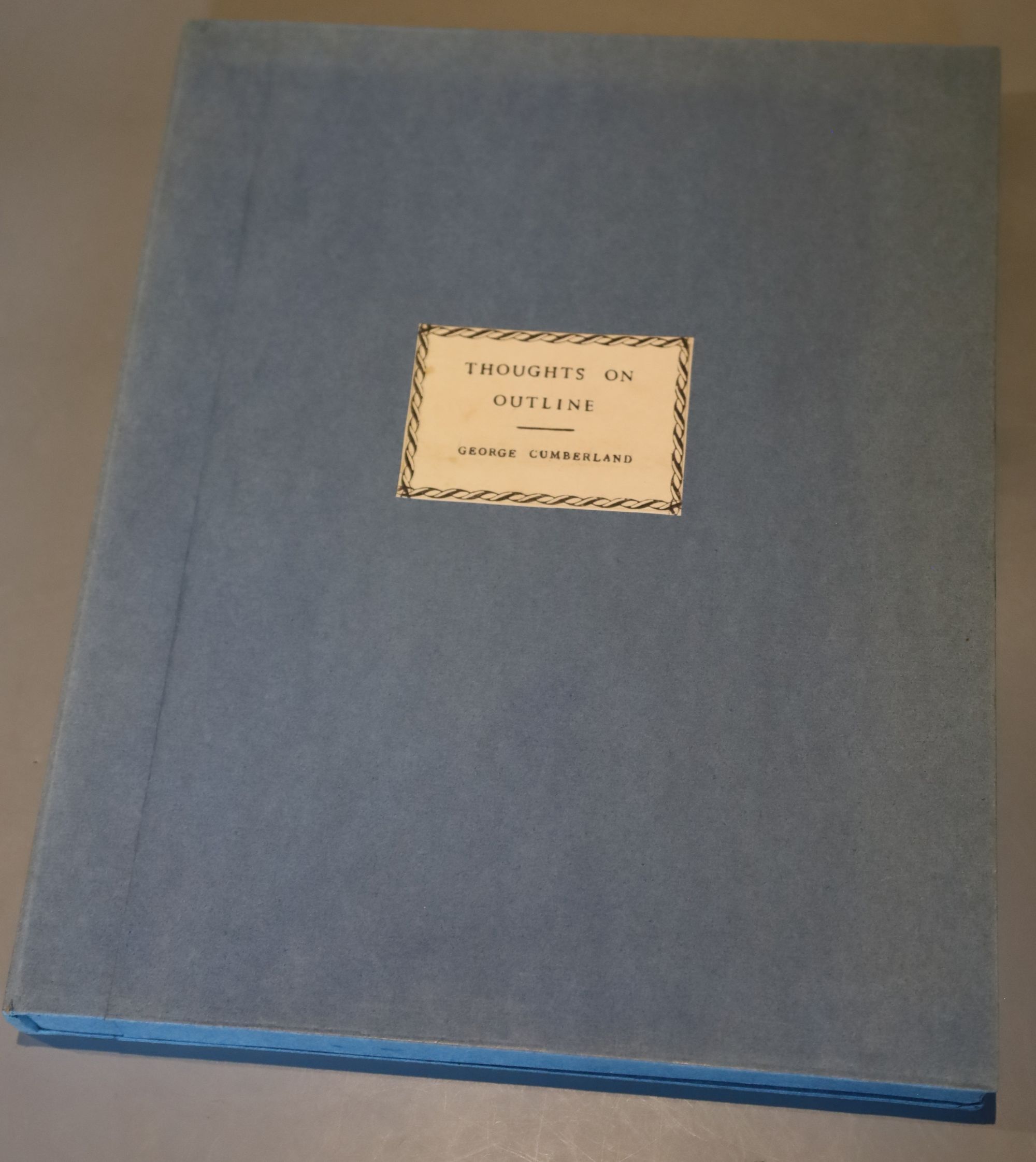 Cumberland, George - Thoughts on Outline, Sculpture, and the System that guided the Ancient Artists in Composing Their Figures and